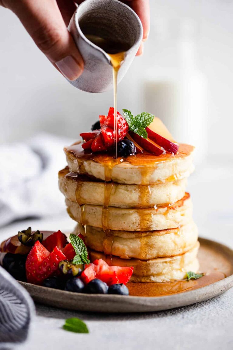 Easy Fluffy American Pancakes – A Delicious Breakfast Delight!