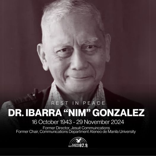 Dr. Ibarra “Nim” Gonzalez Death & Obituary: Visionary Leader of Jesuit Communications Passes Away at 81